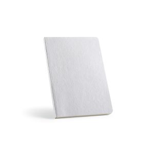 Verne A5 softcover notebook made from cotton rag. Contains 196 pages of recycled dotted 80gsm paper with an area reserved for date and page number. The storytelling adds character to your chronicles. Supplied in an individual kraft sleeve.