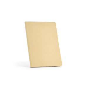 Cervantes A5 notebook from bamboo fibre. Its 196 recycled 70gsm dotted pages with a section for date and page reference