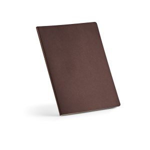 it's both sustainable and spacious. Softcover and stitched spine.