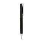 Hemingway ballpoint pen crafted from recycled aluminium with a unique push rotation mechanism. The body has a vertical brushed effect and contrasting silver tip and clip. Packed with 2 Km of Dokumental® black ink (1.0mm tip)