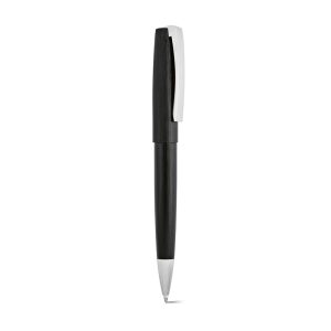 Hemingway ballpoint pen crafted from recycled aluminium with a unique push rotation mechanism. The body has a vertical brushed effect and contrasting silver tip and clip. Packed with 2 Km of Dokumental® black ink (1.0mm tip)