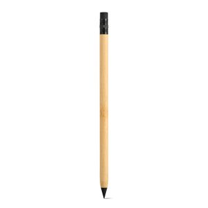 Kerouac inkless pen with Bamboo barrel is an ode to eco-friendliness. It's an endless pen featuring an eraser and elegantly encased in a recycled paper black gift box.