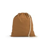 This eco-friendly drawstring bag (10L) is crafted from a blend of 70% recycled cotton and 30% rPET