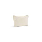 Cairo S 320 gsm recycled cotton toiletry bag (1.1L). Featuring a spacious main compartment for efficient storage and a secure zipper closure
