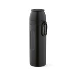 This 810ml (750ml net) thermos is crafted from recycled stainless steel with a carabiner for easy transport. Double-wall insulation keeps your drinks perfectly hot or cold. From busy mornings to serene hikes