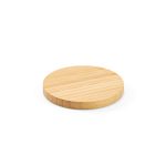Enjoy the elegance of bamboo with this wireless charger. With a robust 15W charging capacity