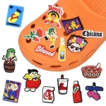 branded croc pins in soft pvc for retail or event use
