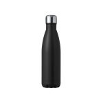 matte black water bottle with engraved initials