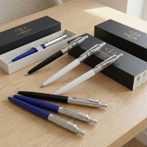 Engraved Parker Jotter Ball Pen Recycled - Blue Ink