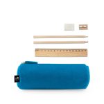 NOMAD. Multi-purpose case in recycled felt (100% rPET) with ruler, pencils, rubber and sharpener - Image 12