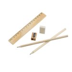 NOMAD. Multi-purpose case in recycled felt (100% rPET) with ruler, pencils, rubber and sharpener - Image 3