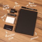 STARTER KIT INFINITEBOOK A5 PLANNER TEXTURE. Kit comprising "Infinitebook" with hard cover, 1 cleaning kit, 1 marker and 1 ballpoint holder - Image 3