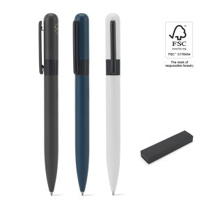 ELSIE ROUND Metal ballpoint (60% recycled) with rounded design