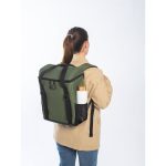 ROMA L. Thermal backpack padded in recycled polyester 600D ripstop 16 L - Image 14