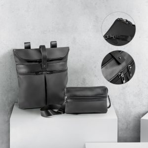 ROVER BACKPACK Microfibre and PU backpack