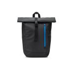 OSASCO BPACK. Roll top backpack with a zip system design that allows the top to be rolled up to fit the volume of the backpack, made from 600D recycled polyester - Image 9