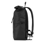 OSASCO BPACK. Roll top backpack with a zip system design that allows the top to be rolled up to fit the volume of the backpack, made from 600D recycled polyester - Image 12