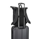 OSASCO BPACK. Roll top backpack with a zip system design that allows the top to be rolled up to fit the volume of the backpack, made from 600D recycled polyester - Image 13