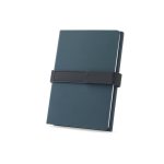 SANDERSON. A5 notepad in PU (50% recycled) with two blocks: lined pages and plain pages - Image 4