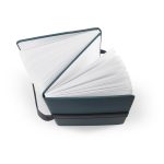 SANDERSON. A5 notepad in PU (50% recycled) with two blocks: lined pages and plain pages - Image 7