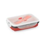 SAFFRON. Lunch Box. Retractable hermetic box in silicone and PP 640 mL - Image 3