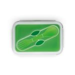 SAFFRON. Lunch Box. Retractable hermetic box in silicone and PP 640 mL - Image 6
