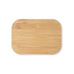 SHINO. Lunch Box. Stainless steel lunch box with bamboo lid - Image 5