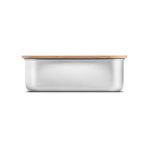 SHINO. Lunch Box. Stainless steel lunch box with bamboo lid - Image 8