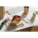 SHINO. Lunch Box. Stainless steel lunch box with bamboo lid - Image 2