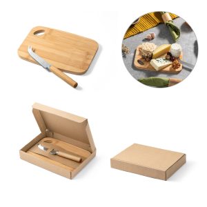 CAPPERO Set with board and cheese knife