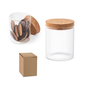 SPICE 700 Borosilicate glass bottle with cork lid 700 mL