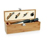 SYRAH. Bamboo, zinc and stainless steel wine set - Image 3
