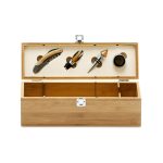 SYRAH. Bamboo, zinc and stainless steel wine set - Image 4