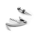 BARREL. Zinc and stainless steel wine set - Image 4