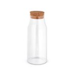 JASMIN 800. Borosilicate glass bottle with cork lid 800 mL - Image 4