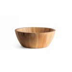SAGE. Round acacia wood salad bowl - Image 4