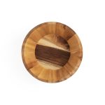 SAGE. Round acacia wood salad bowl - Image 5