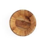 SAGE. Round acacia wood salad bowl - Image 2
