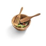 SAGE. Round acacia wood salad bowl - Image 9