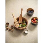 BATALI. Set of two cutlery sets in acacia wood - Image 3