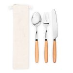 BOULUD. 3-piece set in acacia wood - Image 4