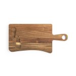 CASSIA. Acacia wood cheese board with handle, made from FSC™ certified material and other controlled materials - Image 2