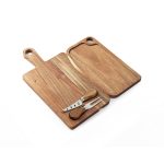 CASSIA. Acacia wood cheese board with handle, made from FSC™ certified material and other controlled materials - Image 8