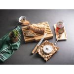 PASSARD. Bread board in bamboo with stainless steel knife - Image 4