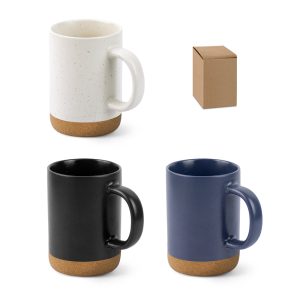 CONSTELLATION CORK Ceramic mug with cork base 370 mL