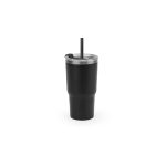 JOYNER M. Compact stainless steel travel cup (91% recycled) with vacuum insulated double wall and matt finish 600 mL - Image 5