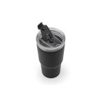 JOYNER M. Compact stainless steel travel cup (91% recycled) with vacuum insulated double wall and matt finish 600 mL - Image 6
