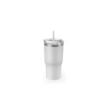 JOYNER M. Compact stainless steel travel cup (91% recycled) with vacuum insulated double wall and matt finish 600 mL - Image 8