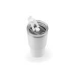 JOYNER M. Compact stainless steel travel cup (91% recycled) with vacuum insulated double wall and matt finish 600 mL - Image 9
