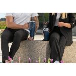 JOYNER M. Compact stainless steel travel cup (91% recycled) with vacuum insulated double wall and matt finish 600 mL - Image 4